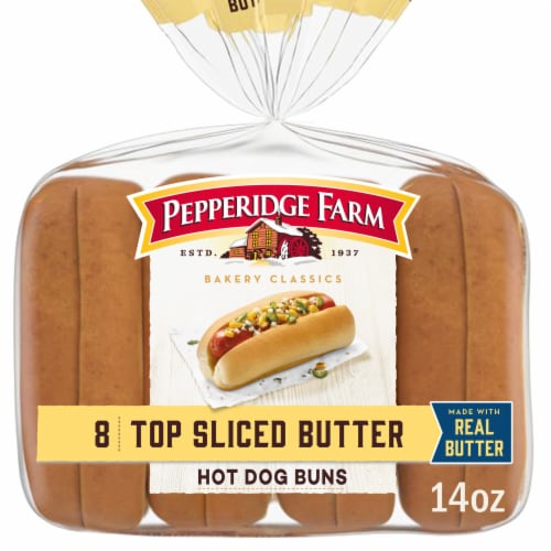 Pepperidge Farm® Bakery Classics Top Sliced Butter Hot Dog Buns