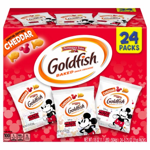 Pepperidge Farm Goldfish Baked Snack Crackers Perspective: front