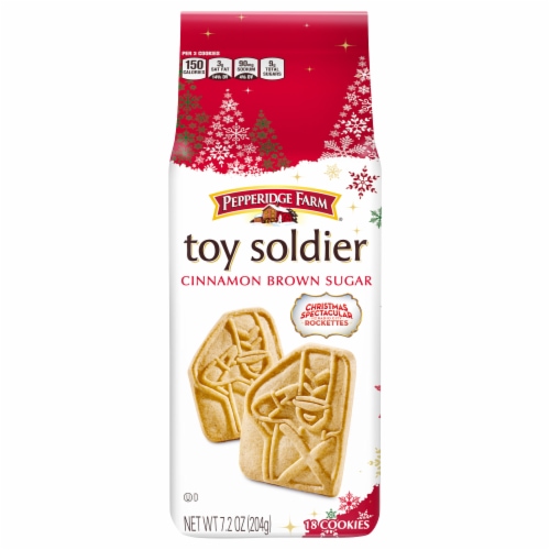 Pepperidge Farm® Toy Soldier Cinnamon Brown Sugar Cookies Perspective: front