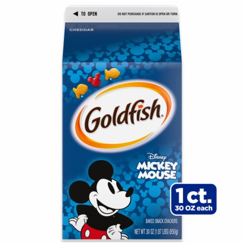 Goldfish Mickey Mouse Cheddar Baked Snack Crackers 30 Oz Pick N Save