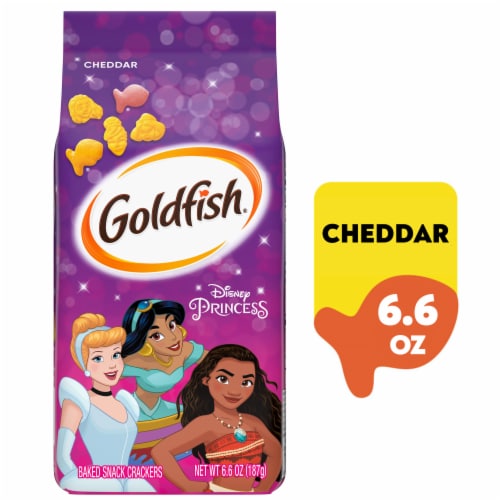 Goldfish® Special Edition Disney Princess Cheddar Baked Snack Crackers Perspective: front