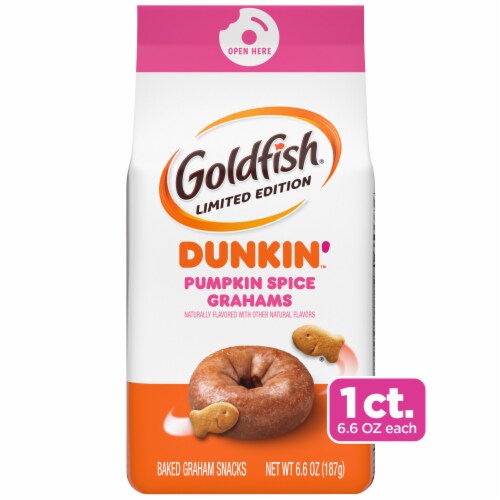 Goldfish® Dunkin'™ Pumpkin Spice Graham Cracker, 6.6 oz Kroger