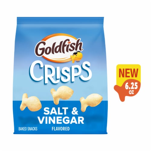 Goldfish® Crisps Salt & Vinegar Crisps Crackers Perspective: front