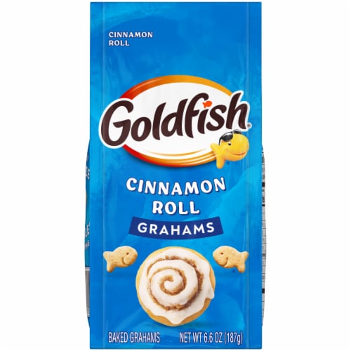 Goldfish® Grahams Cinnamon Roll Baked Graham Crackers Perspective: front