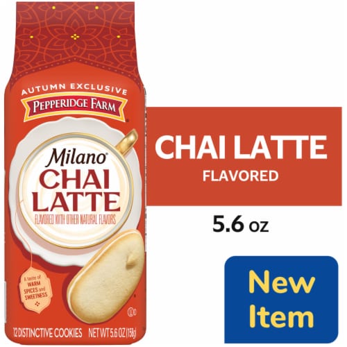 Pepperidge Farm® Milano Chai Latte White Chocolate Sandwich Cookies Perspective: front