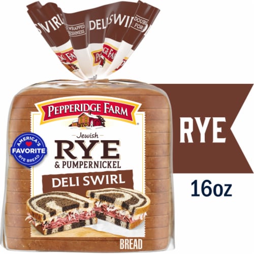 Pepperidge Farm® Deli Swirl Rye & Pumpernickel Bread Perspective: front