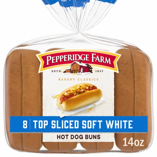 Pepperidge Farm® Bakery Classics Top Sliced White Hot Dog Buns, 8 ct ...