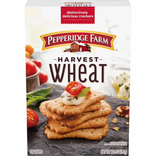 Pepperidge Farm Harvest Wheat Crackers Perspective: front
