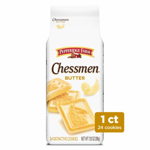 Pepperidge Farm® Chessmen® Butter Cookies Perspective: front