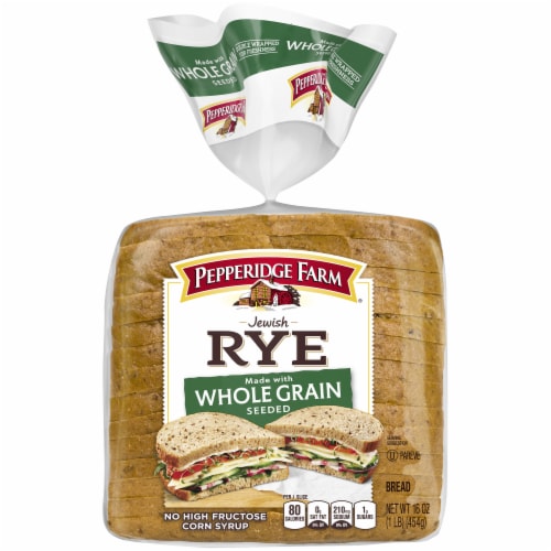 Pepperidge Farm Whole Grain Seeded Rye Bread Perspective: front