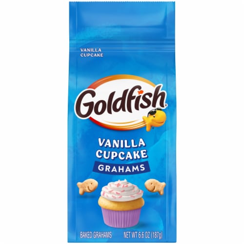 Goldfish Grahams Vanilla Cupcake Crackers Snack Crackers, 6.6 oz - Fred ...