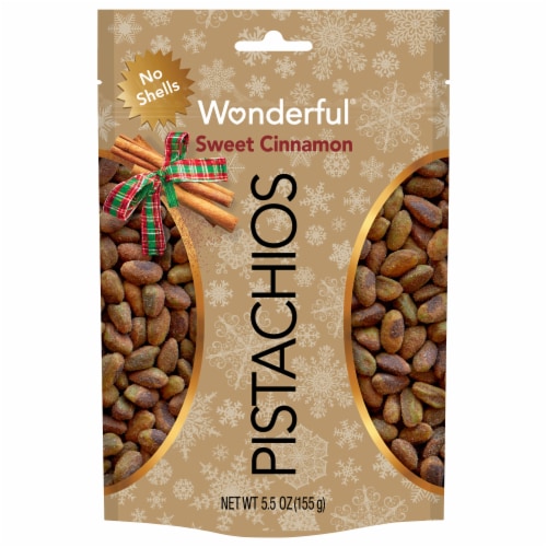 Wonderful® Sweet Cinnamon Pistachios Perspective: front
