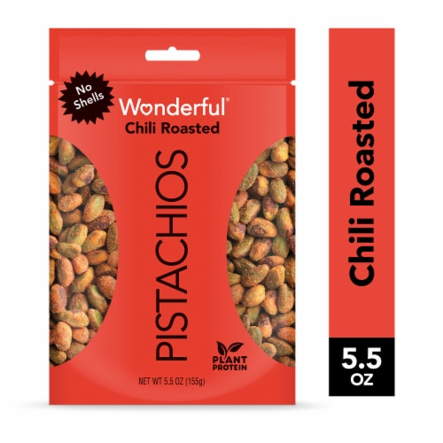 Wonderful Pistachios No Shells Chili Roasted Pistachios Perspective: front