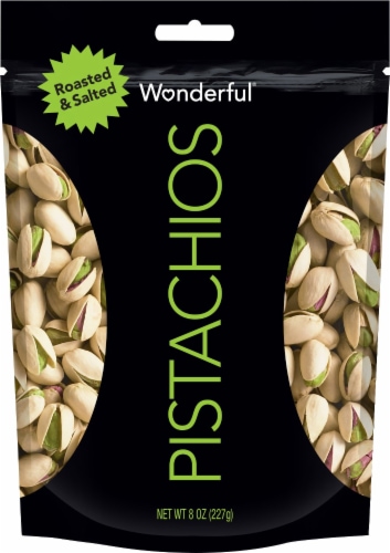Wonderful Roasted and Salted Pistachios Perspective: front