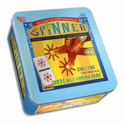 University Games Spinner Dominoes Game Perspective: front