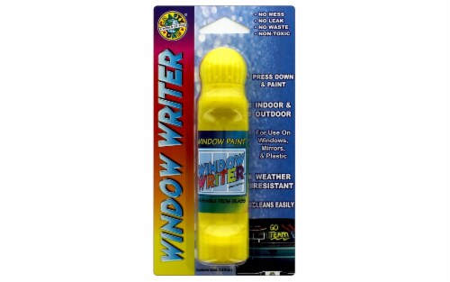 Crafty Dab Window Writer Window Paint Card Yellow Perspective: front
