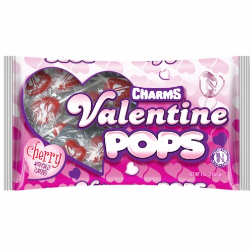 Charms Cherry Valentine Pops Perspective: front