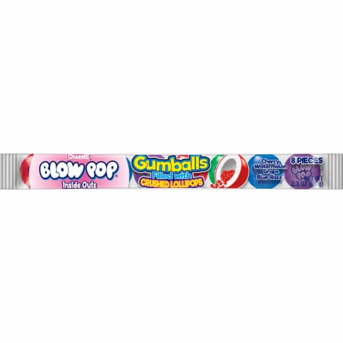 Charms® Blow Pop® Inside Outs Gumballs Perspective: front