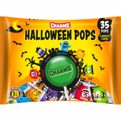 Charms® Assorted Halloween Pops Perspective: front