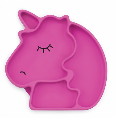 Bumkins - Silicone Grip Dish - Pink