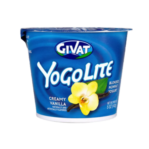 Givat Yogolite™ Creamy Vanilla Yogurt Perspective: front