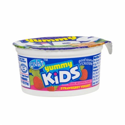 Givat™ Strawberry Yummy Kids Yogurt Perspective: front