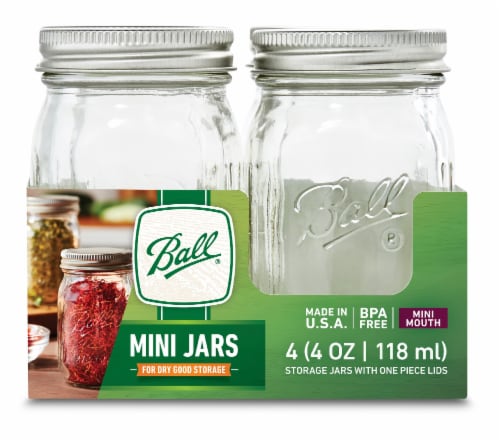 Ball 16 oz. Regular Mouth Honeybee Jar (4-Pack)