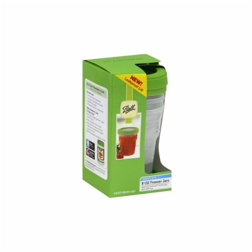 2-Count 16-Ounce Ball Plastic Pint Freezer Jars with Snap-On Lids 