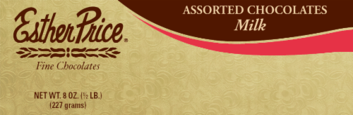 Esther Price Assorted Milk Chocolates Perspective: front