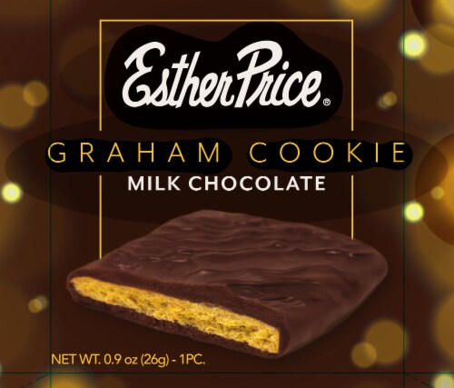 Esther Price Milk Chocolate Graham Cookie Perspective: front