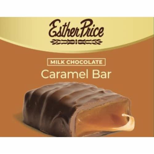 Esther Price Milk Chocolate Caramel Bar Perspective: front