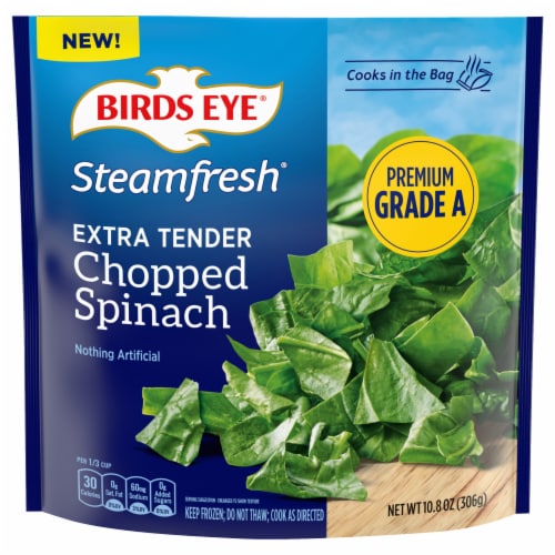 Birds Eye® Steamfresh® Chopped Spinach Perspective: front