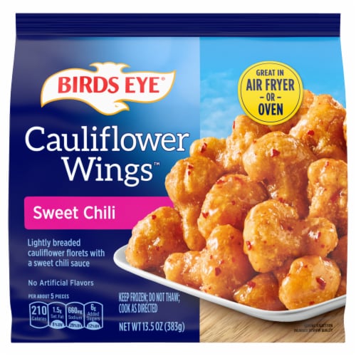 Birds Eye® Frozen Cauliflower Wings Vegetables Sweet Chili Flavor Perspective: front