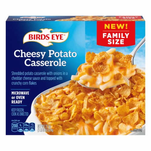 Birds Eye Cheesy Potato Casserole Family Size Perspective: front