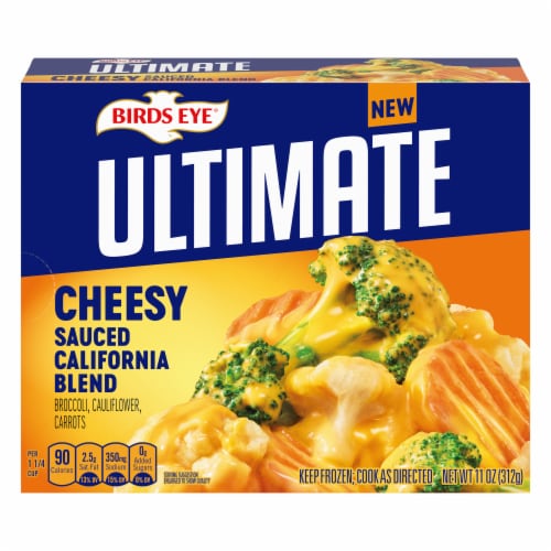 Birds Eye® Ultimate Cheesy California Blend Frozen Vegetables Perspective: front