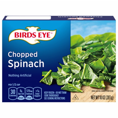 Birds Eye® Chopped Spinach Perspective: front