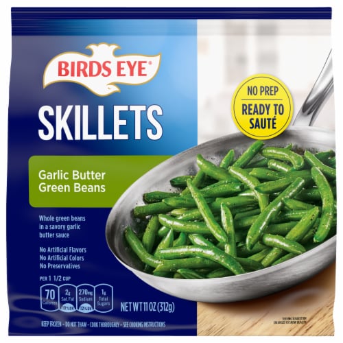 Birds Eye® Skillets Garlic Butter Frozen Green Beans Perspective: front
