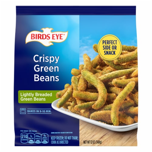 Birds Eye Crispy Green Beans Frozen Vegetables Perspective: front
