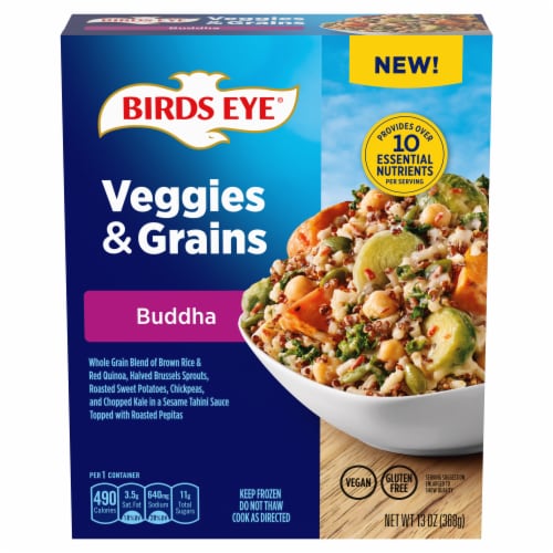 Birds Eye Veggies & Grains Frozen Vegetable Blend, Buddha Perspective: front