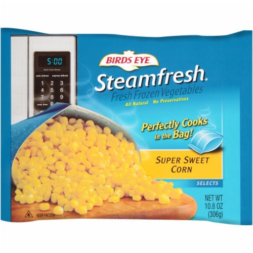 Birds Eye Steamfresh Super Sweet Corn Perspective: front