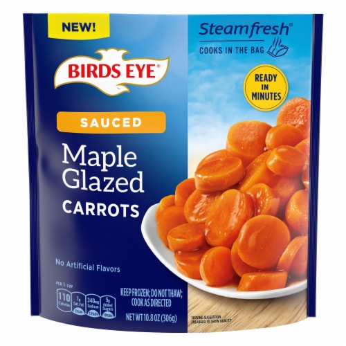 Birds Eye® Steamfresh Maple Glazed Carrots Perspective: front