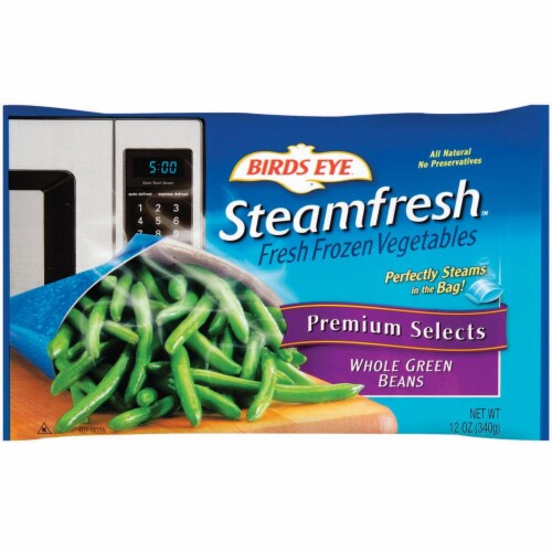 Birds Eye Steamfresh Premium Selects Whole Green Beans Perspective: front