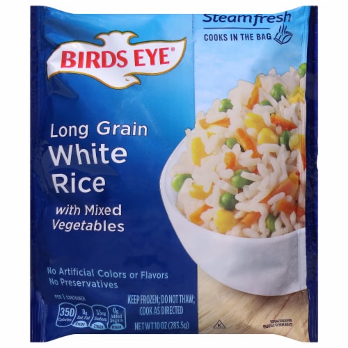 Birds Eye Steamfresh Selects Frozen Long Grain White Rice & Vegetables Perspective: front
