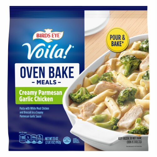 Birds Eye Voila! Creamy Parmesan Chicken Frozen Pasta Perspective: front