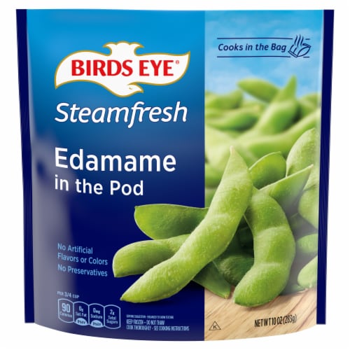 Birds Eye® Steamfresh Edamame in the Pod Perspective: front