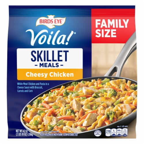 Birds Eye Voila Cheesy Chicken Frozen Meal Family Size, 42 oz - Metro ...