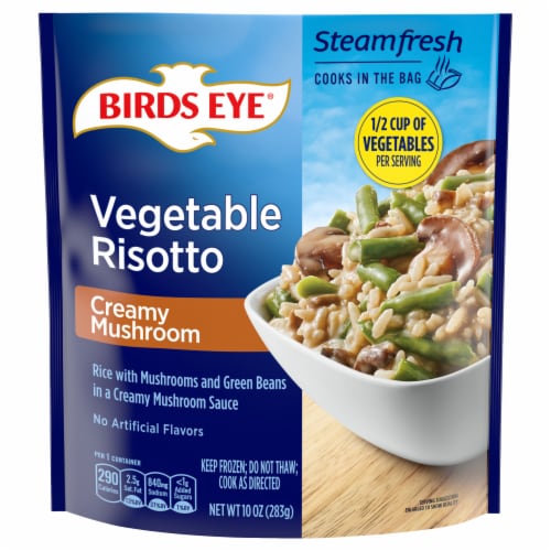 Birds Eye® Sauced Mushroom & Green Bean Risotto Perspective: front