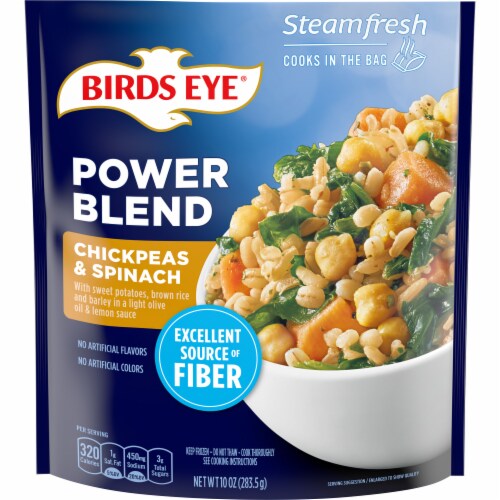 Birds Eye Steamfresh Chickpeas & Spinach Power Blend, 10 oz - King Soopers