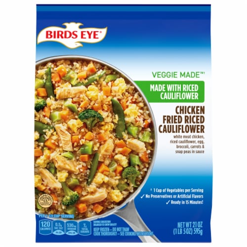 Birds Eye® Veggie Made™ Chicken Friend Rice Cauliflower Frozen Meal Perspective: front