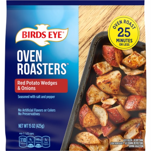 Birds Eye® Oven Roasters™ Frozen Seasoned Red Potato Wedges & Onions Perspective: front